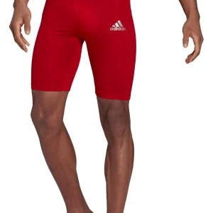 Promo 🛒 Football Homme Adidas Short Adidas Techfit Tight ROUGE 🥰 soldes en ligne 12