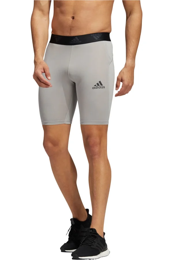 De gros 🤩 Fitness Homme Adidas Cuissard Adidas Techfit GRIS ⭐ remise en ligne 5