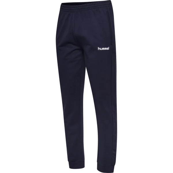 Livraison Standard/Rapide Promo ✔️ Fitness Homme Hummel Pantalon Hummel Hmlgo Cotton BLEU ⌛ 4