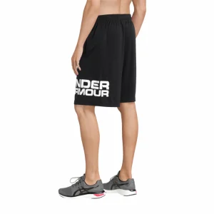 destockage Coupon 👏 SHORT Multisport Homme UNDER ARMOUR UA TECH WORDMARK ⌛ 10