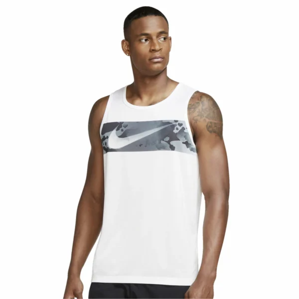 site soldes Offres 🧨 Débardeur Homme NIKE M NK LEG TANK SW CAMO 🤩 1