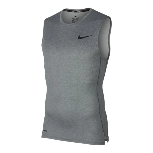 Satisfait ou Remboursé Remise 😍 Training Homme Nike Nike Pro Sleeveless Top Tight GRIS 😉 5