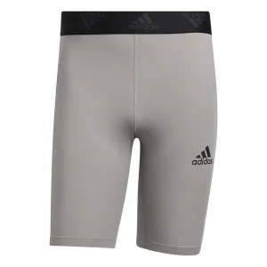 De gros 🤩 Fitness Homme Adidas Cuissard Adidas Techfit GRIS ⭐ remise en ligne 10