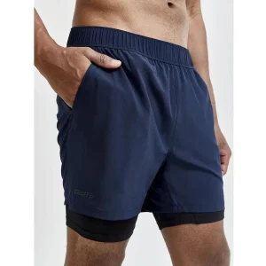 soldes luxe Acheter ✔️ Fitness Homme Craft Short Craft 2-in-1 Adv Essence Stretch BLEU ⭐ 12