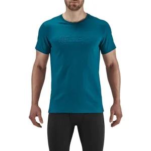 en ligne officielle Coupon 😉 Course A Pied Homme Cep Compression T-shirt Cep Compression Crew BLEU 💯 11