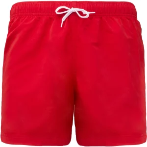 soldes en ligne Acheter 🎉 Fitness Homme Proact Short De Bain Court Proact ROUGE 🧨 18