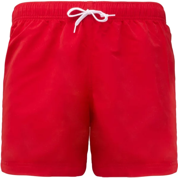 soldes en ligne Acheter 🎉 Fitness Homme Proact Short De Bain Court Proact ROUGE 🧨 7