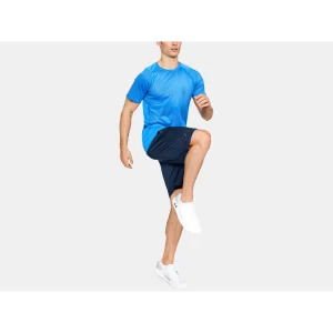 Bon marché ⌛ Mode Homme Under Armour Short De Sport Marine Homme Under Armour Mk1 BLEU ⌛ à prix réduits 11