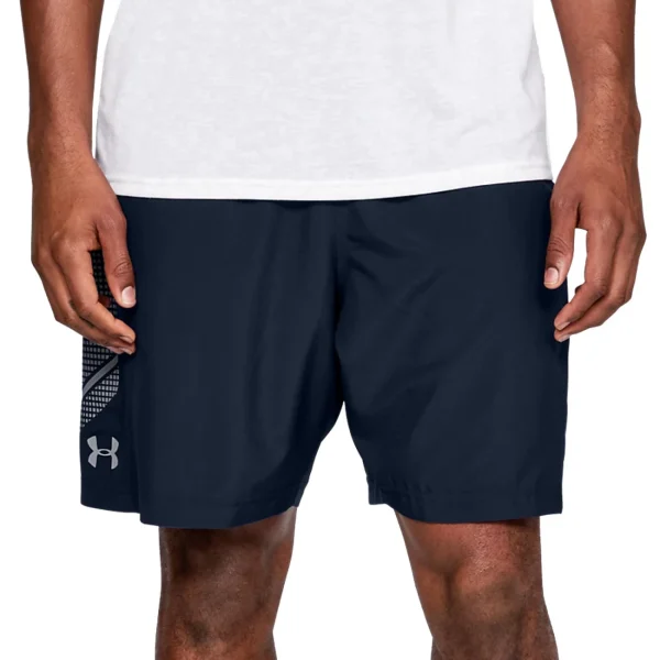 garantie de qualité Les meilleures critiques de ✔️ Fitness Homme Under Armour Short De Sport Marine Homme Under Armour Woven Graphic BLEU 😍 1