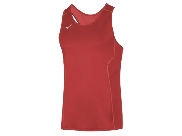 Officielle Remise 🎁 Fitness Homme Mizuno Débardeur Mizuno Premium Jpn ROUGE 🌟 1