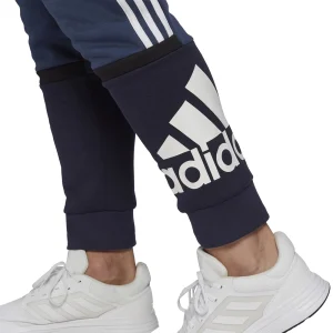 Vente flash 💯 Fitness Homme Adidas Pantalon Adidas Essentials Logo Colorblock Cuff BLEU ❤️ Boutique officielle 14