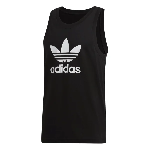 Meilleur prix 👏 Training Homme Adidas Adidas Trefoil Tank BLANC 🛒 online boutique 5