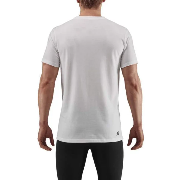 marques pas cher Meilleur prix 🎁 Course A Pied Homme Cep Compression T-shirt Cep Compression Crew BLANC 🔔 4