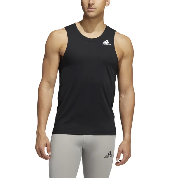 Coupon 🛒 Fitness Homme Adidas Débardeur Adidas Compression NOIR 💯 mode pas chere 5