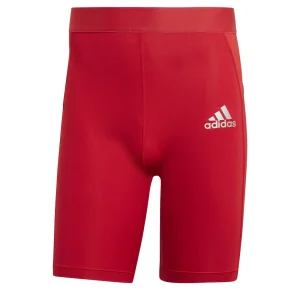 Promo 🛒 Football Homme Adidas Short Adidas Techfit Tight ROUGE 🥰 soldes en ligne 18