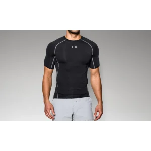 soldes en ligne Vente flash 😉 Fitness Homme Under Armour T-shirt De Compression Under Armour Heatgear® NOIR 🛒 16