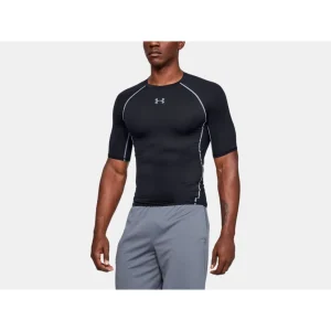 soldes en ligne Vente flash 😉 Fitness Homme Under Armour T-shirt De Compression Under Armour Heatgear® NOIR 🛒 10