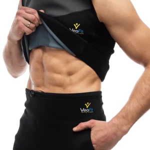 Bon marché 🔔 Fitness Homme Veofit Gilet / Débardeur De Sudation Homme Veofit NOIR 😉 en ligne 14