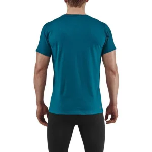 en ligne officielle Coupon 😉 Course A Pied Homme Cep Compression T-shirt Cep Compression Crew BLEU 💯 9