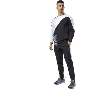 vente pas cher Meilleur prix 😍 Fitness Homme Reebok Pantalon Reebok One Series Training Colorblock NOIR 🛒 14