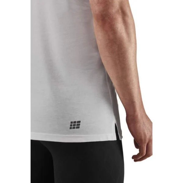 marques pas cher Meilleur prix 🎁 Course A Pied Homme Cep Compression T-shirt Cep Compression Crew BLANC 🔔 1