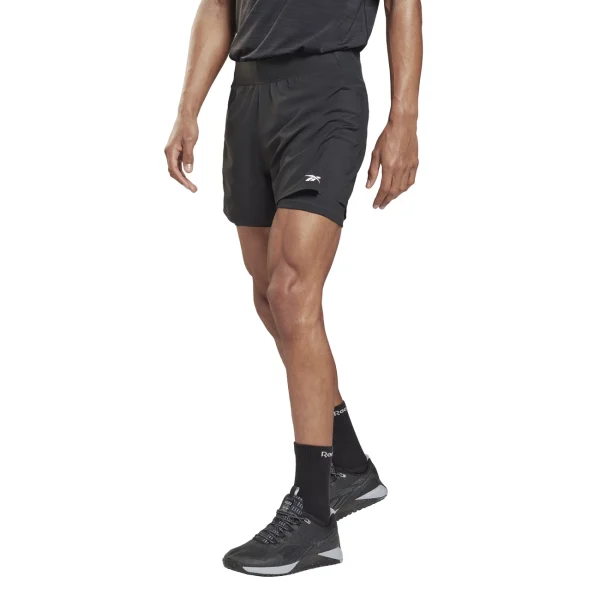 Acheter 👍 Fitness Homme Reebok Short Reebok 2 En 1 Les Mills® Epic NOIR 💯 mode 3