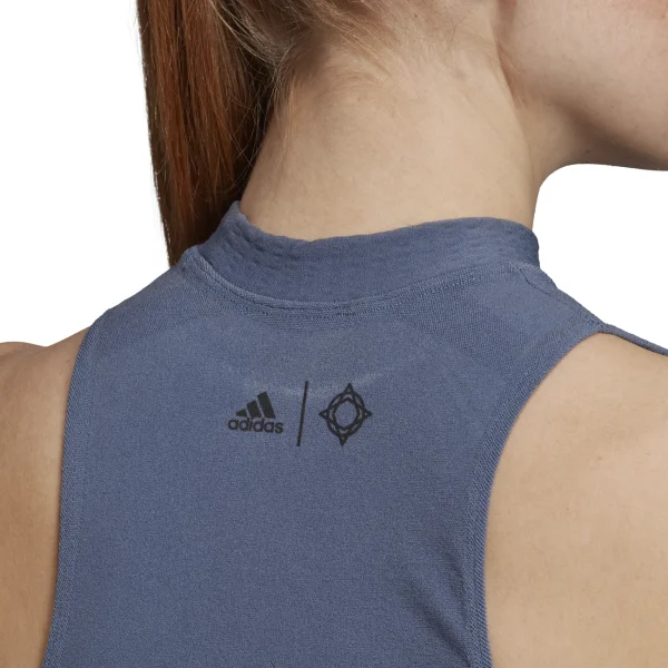 Le moins cher ⭐ Fitness Adulte Adidas Adidas Warpknit Crop Wanderlust BLEU 🛒 meilleure qualité 7