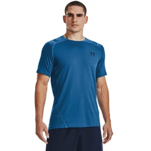 marque pas cher Nouveau 🔔 Fitness Homme Under Armour T-shirt De Compression Under Armour Heatgear® BLEU 🔥 16